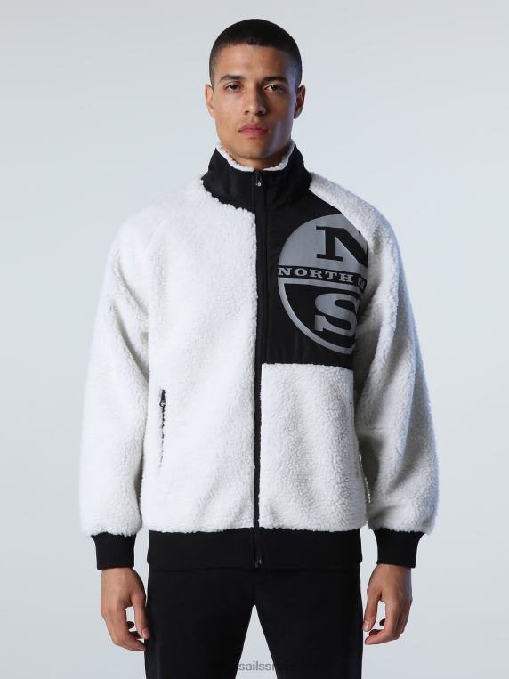 дукс од флиса са макси логом марсхмаллов одећу мушкарци PDV4J1010 North Sails