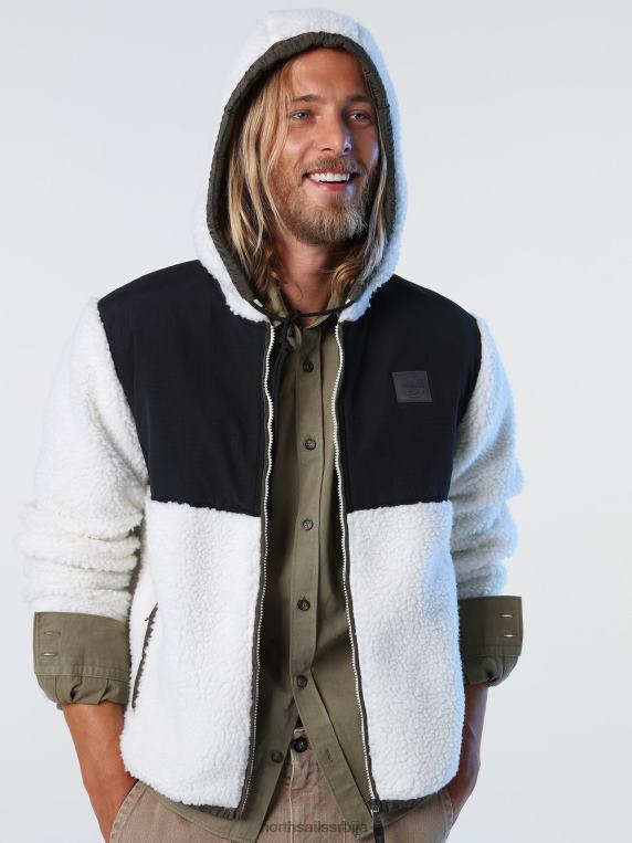 дукс од рециклираног флиса марсхмаллов одећу мушкарци PDV4J1017 North Sails