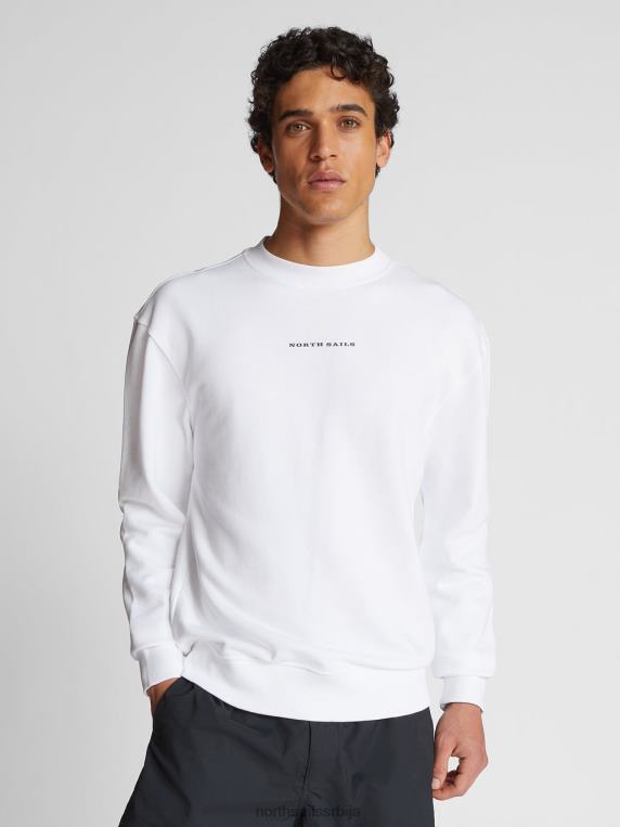 превелика дуксерица бео одећу мушкарци PDV4J1079 North Sails