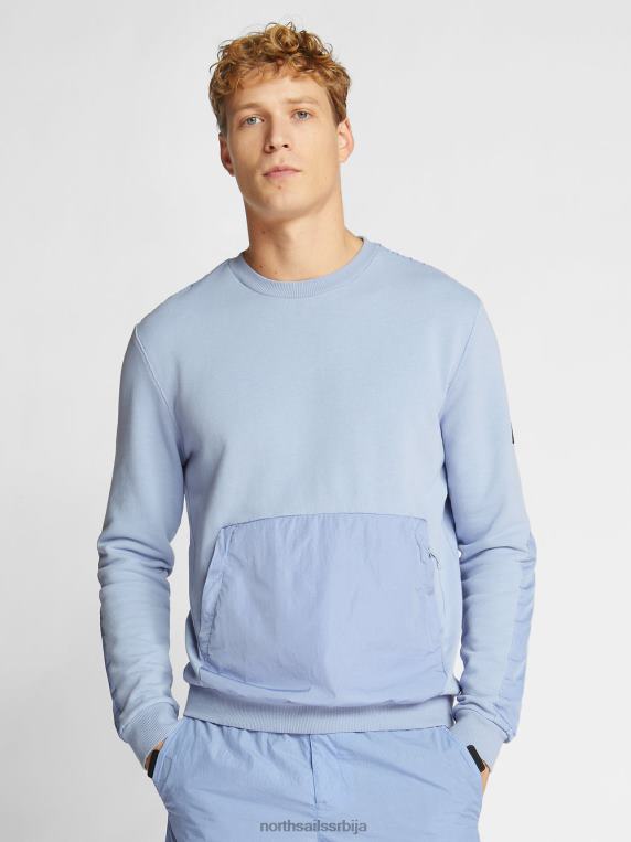 дуксерица са џеповима врхунац одећу мушкарци PDV4J1187 North Sails