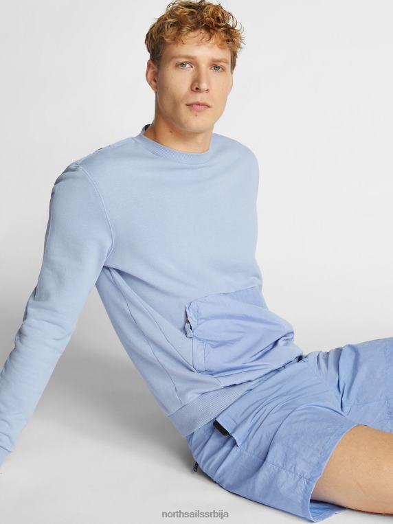 дуксерица са џеповима врхунац одећу мушкарци PDV4J1187 North Sails