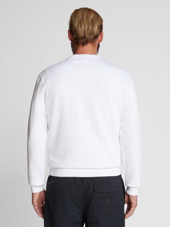 дуксерица са макси логом бео одећу мушкарци PDV4J1225 North Sails