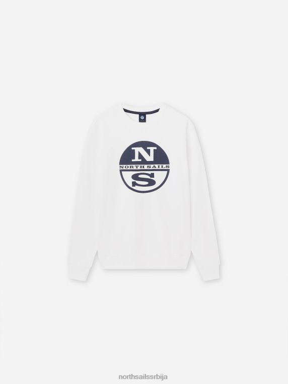 дуксерица са макси логом бео одећу мушкарци PDV4J1225 North Sails