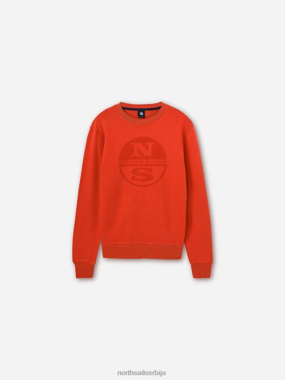 дуксерица са макси логом јастог одећу мушкарци PDV4J1226 North Sails