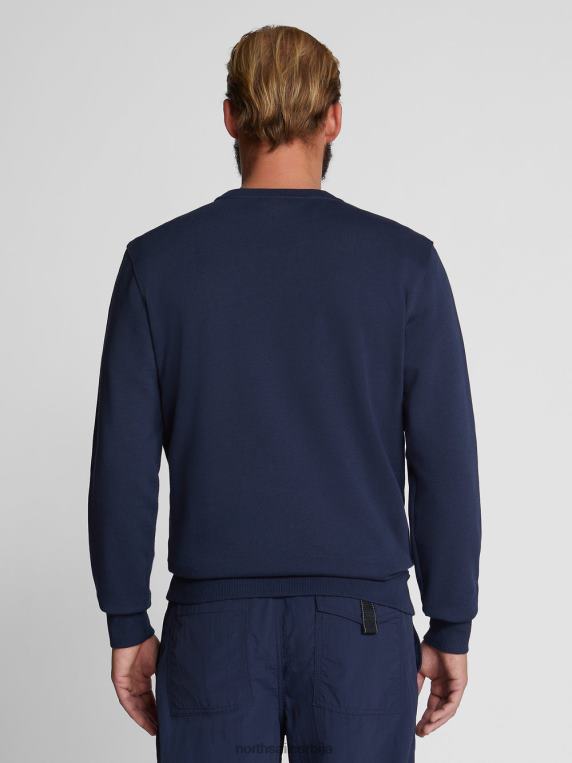 дуксерица са макси логом Морнарско плаво одећу мушкарци PDV4J1228 North Sails