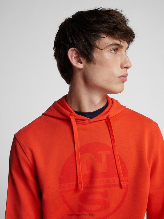 дуксерица са макси логом јастог одећу мушкарци PDV4J1285 North Sails