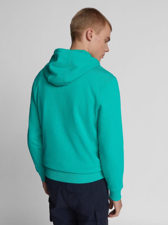 дуксерица са макси логом смарагд одећу мушкарци PDV4J1286 North Sails