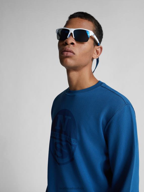 дуксерица од органског флиса посеидон одећу мушкарци PDV4J1323 North Sails