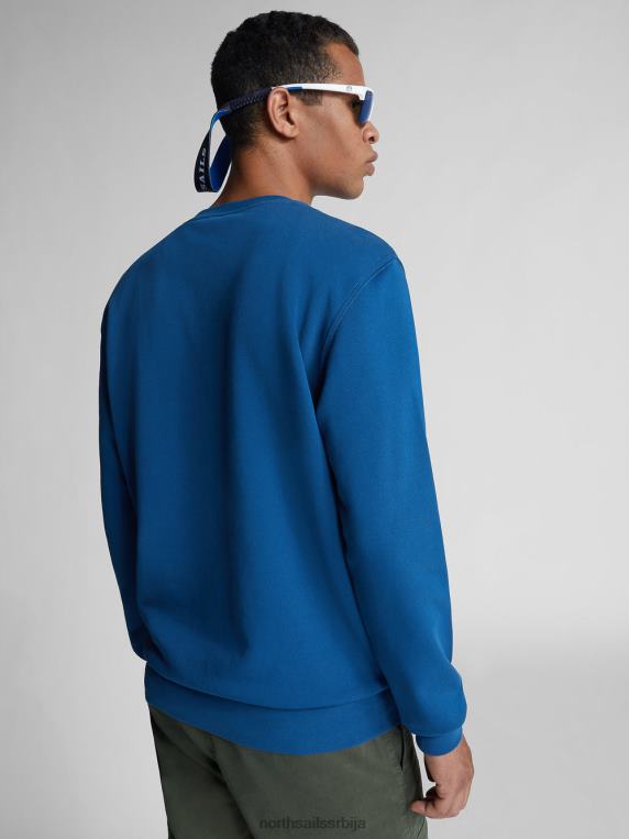 дуксерица од органског флиса посеидон одећу мушкарци PDV4J1323 North Sails