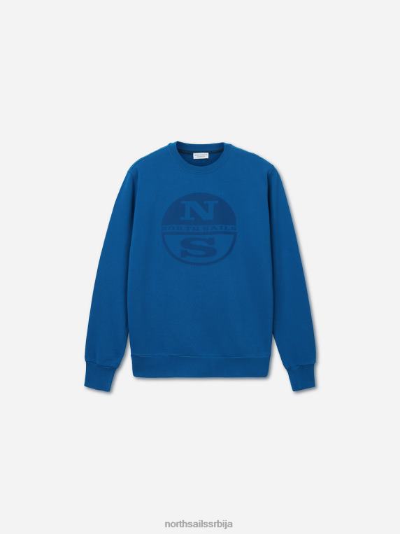 дуксерица од органског флиса посеидон одећу мушкарци PDV4J1323 North Sails