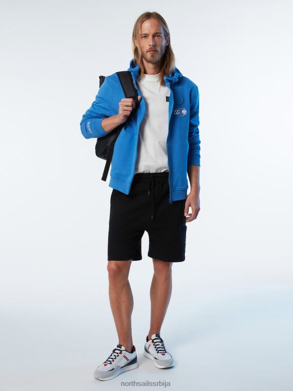 дуксерица пуна зип дуксерица змај дигитално плаво одећу мушкарци PDV4J262 North Sails