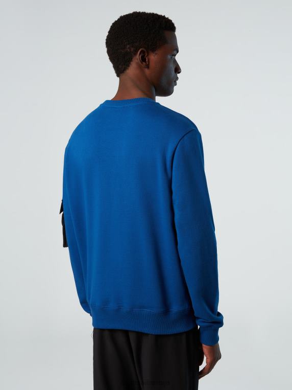 дуксерица са џепом океанско плаво одећу мушкарци PDV4J271 North Sails