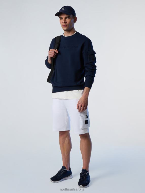 дуксерица са џепом Морнарско плаво одећу мушкарци PDV4J273 North Sails