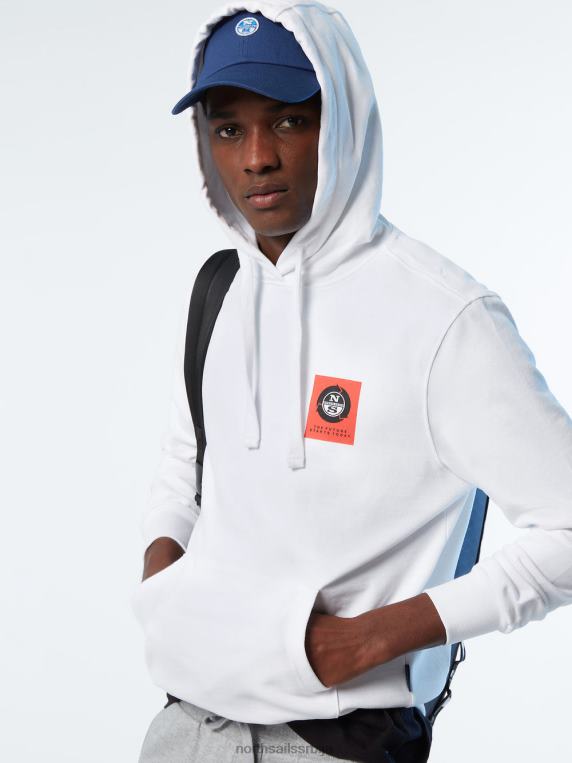 дуксерица са графичким принтовима бео одећу мушкарци PDV4J277 North Sails