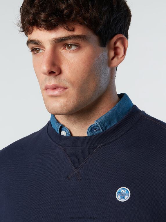 дуксерица са логом Морнарско плаво одећу мушкарци PDV4J283 North Sails