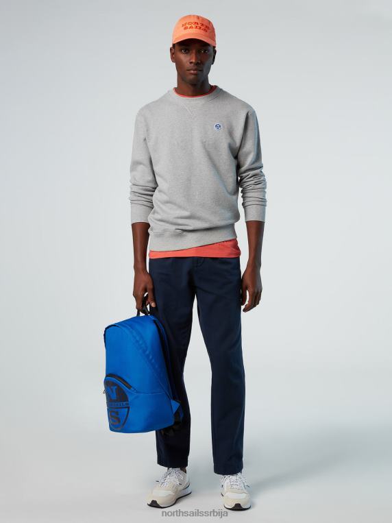 дуксерица са логом сиви меланж одећу мушкарци PDV4J287 North Sails