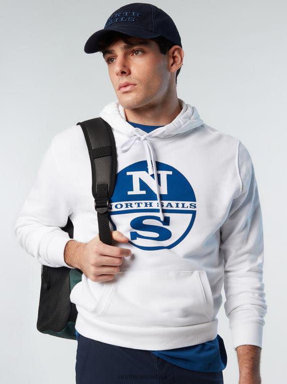 дуксерица са макси логом бео одећу мушкарци PDV4J297 North Sails