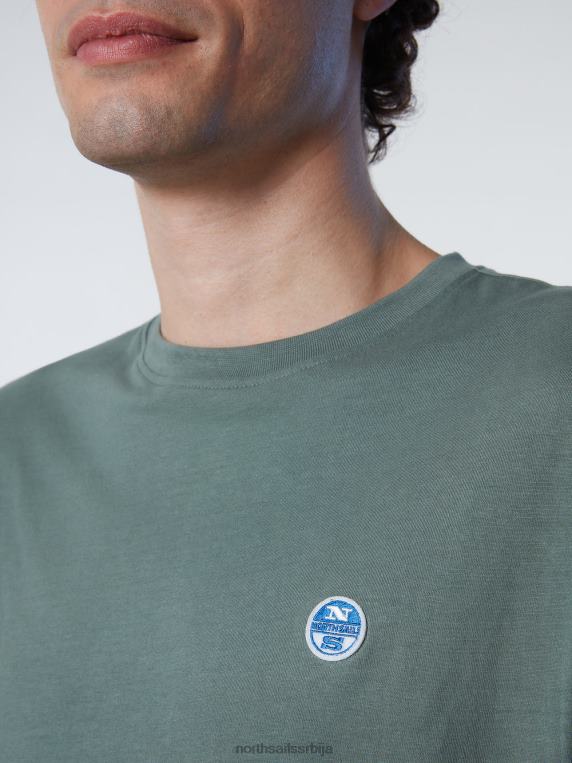 топ дугих рукава са логом војнички зелени одећу мушкарци PDV4J302 North Sails