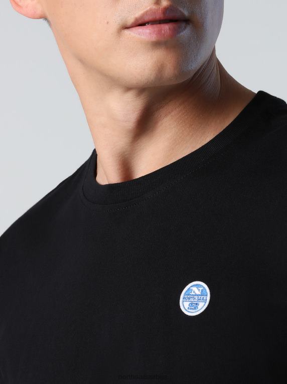 топ дугих рукава са логом црн одећу мушкарци PDV4J305 North Sails
