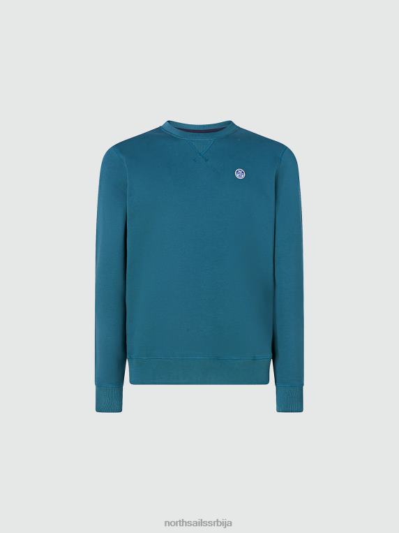 дуксерица са логом на грудима Медитерранеа одећу мушкарци PDV4J736 North Sails