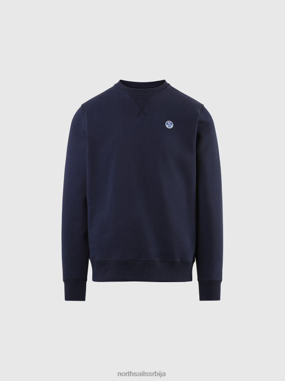 дуксерица са логом на грудима Морнарско плаво одећу мушкарци PDV4J737 North Sails