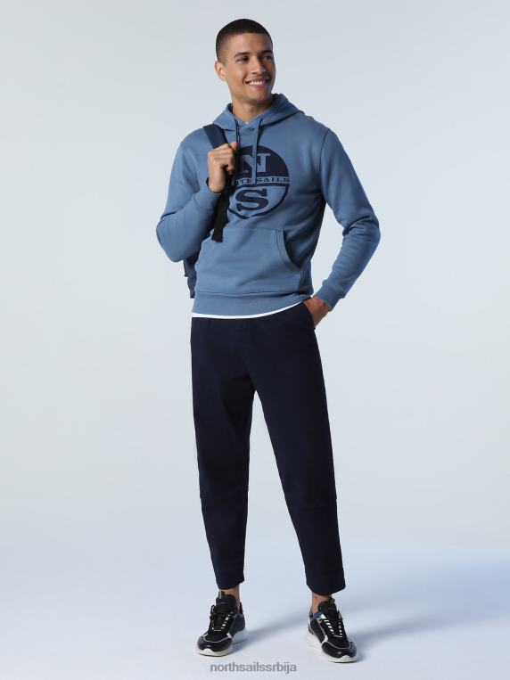 капуљача са логом цхина блуе одећу мушкарци PDV4J786 North Sails