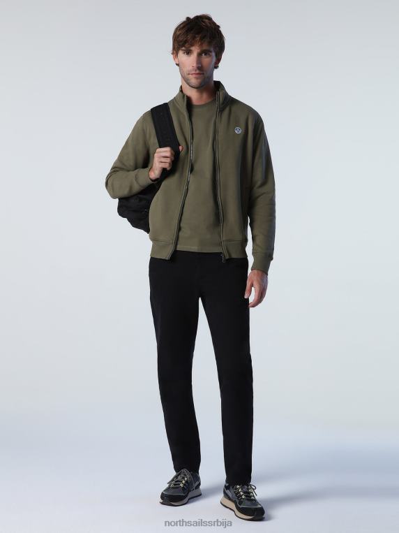 зип дукс бршљан зелен одећу мушкарци PDV4J826 North Sails