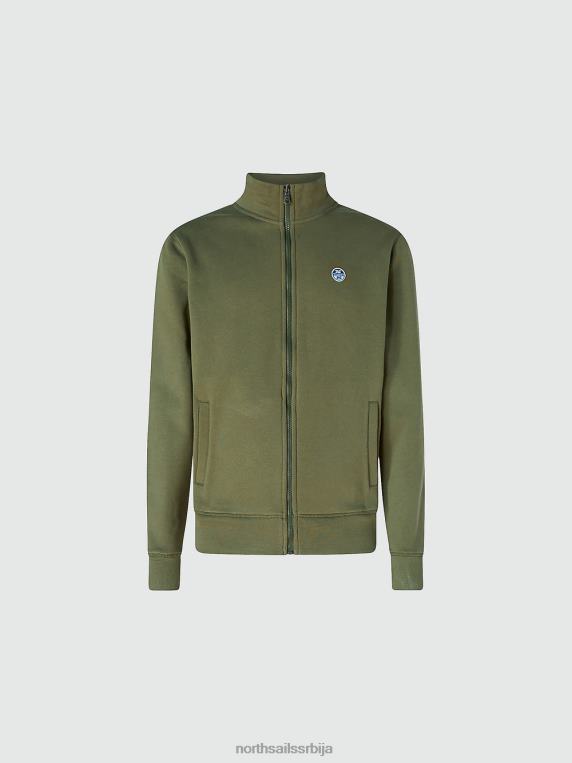 зип дукс бршљан зелен одећу мушкарци PDV4J826 North Sails