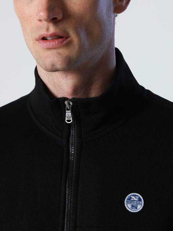 зип дукс црн одећу мушкарци PDV4J829 North Sails