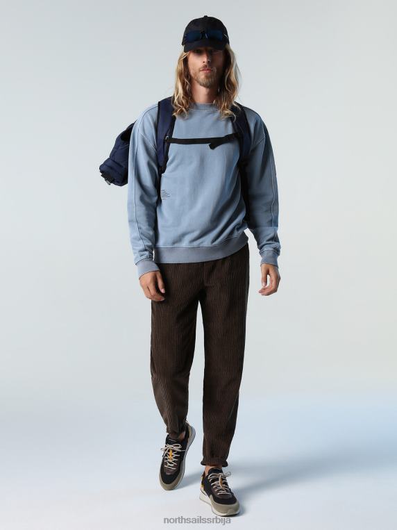 дуксерица са минералном бојом цхина блуе одећу мушкарци PDV4J918 North Sails