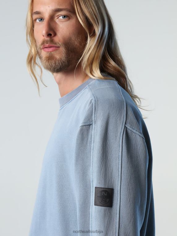 дуксерица са минералном бојом цхина блуе одећу мушкарци PDV4J918 North Sails