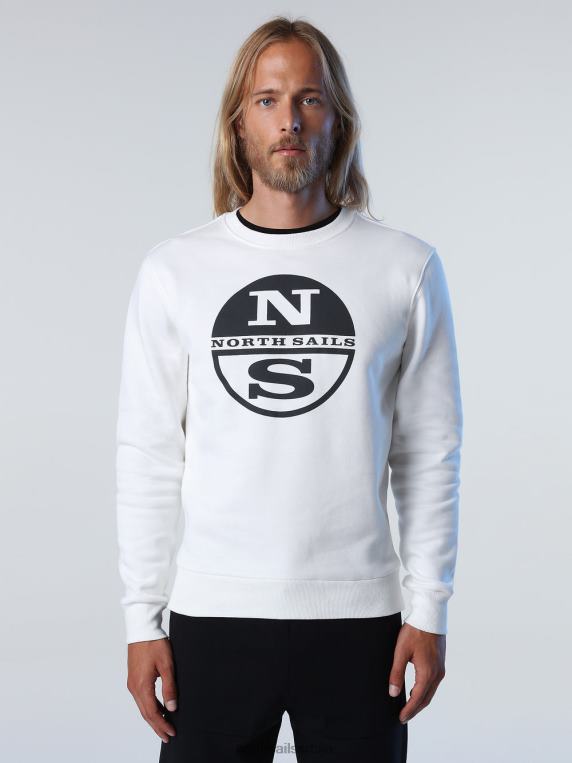 дуксерица са макси логом марсхмаллов одећу мушкарци PDV4J948 North Sails