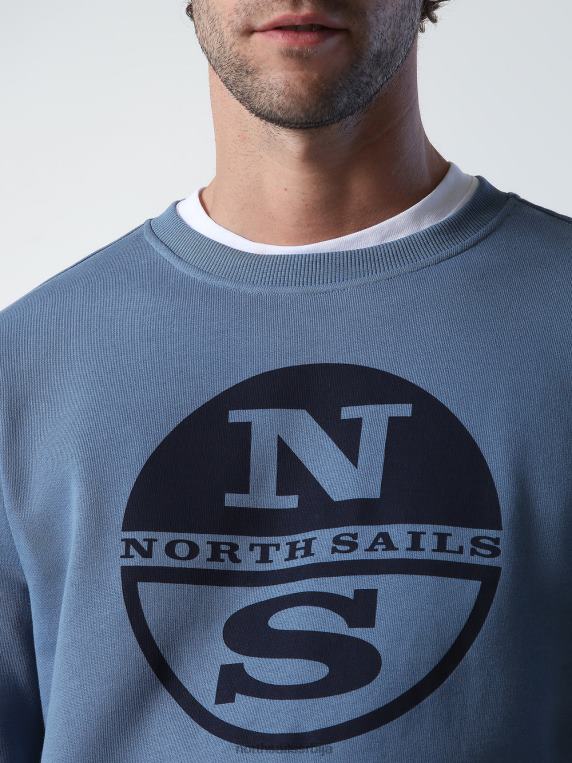 дуксерица са макси логом цхина блуе одећу мушкарци PDV4J949 North Sails