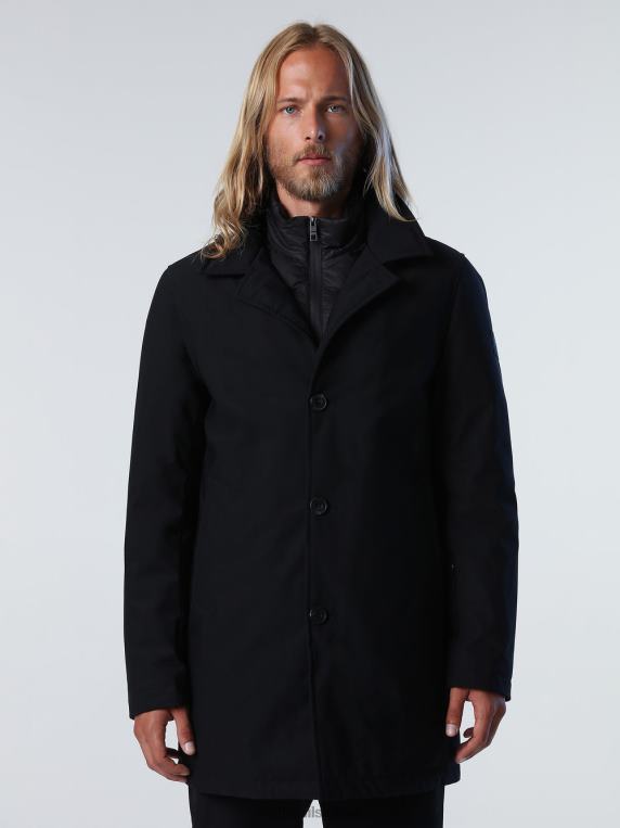 тецх тренцх црн одећу мушкарци PDV4J1035 North Sails