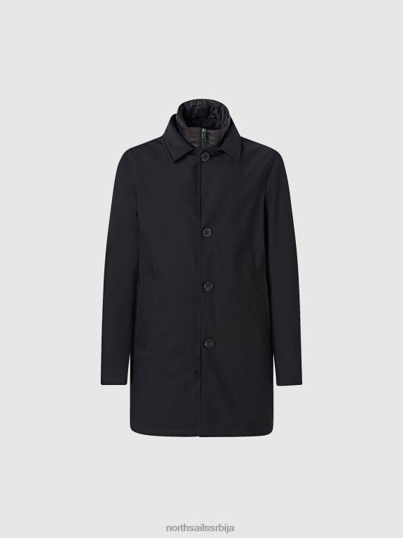 тецх тренцх црн одећу мушкарци PDV4J1035 North Sails
