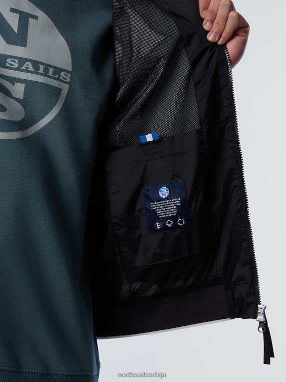 морнарска јакна 2.0 црн одећу мушкарци PDV4J58 North Sails
