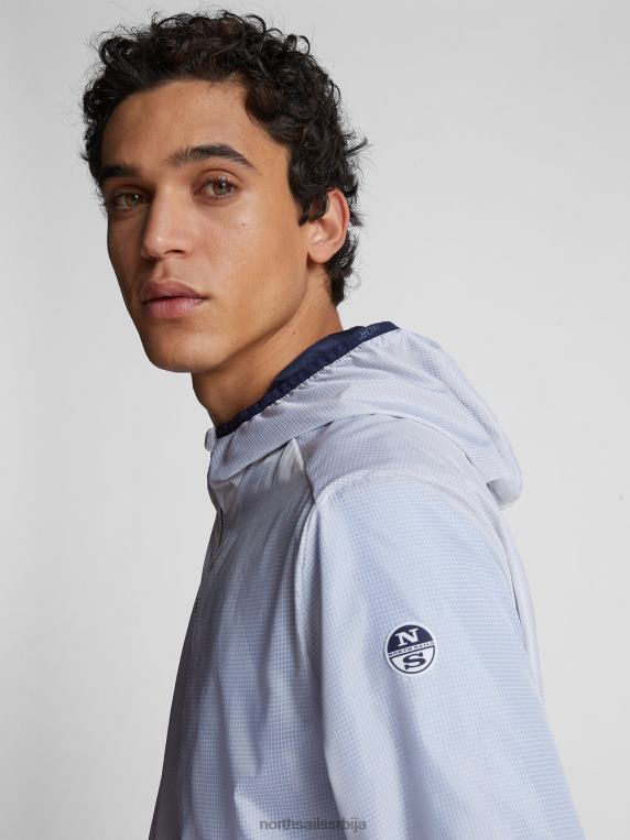 премотавање јакне бео одећу мушкарци PDV4J1095 North Sails