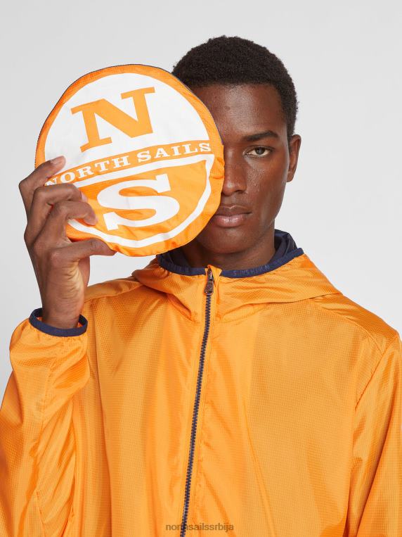 премотавање јакне живахна наранџаста одећу мушкарци PDV4J1096 North Sails