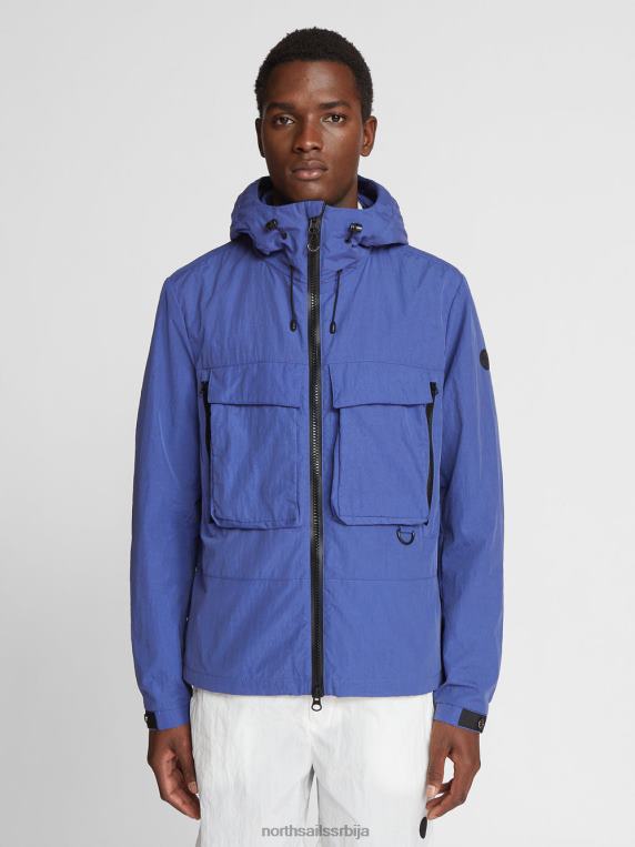 јакна са капуљачом талас плави одећу мушкарци PDV4J1190 North Sails
