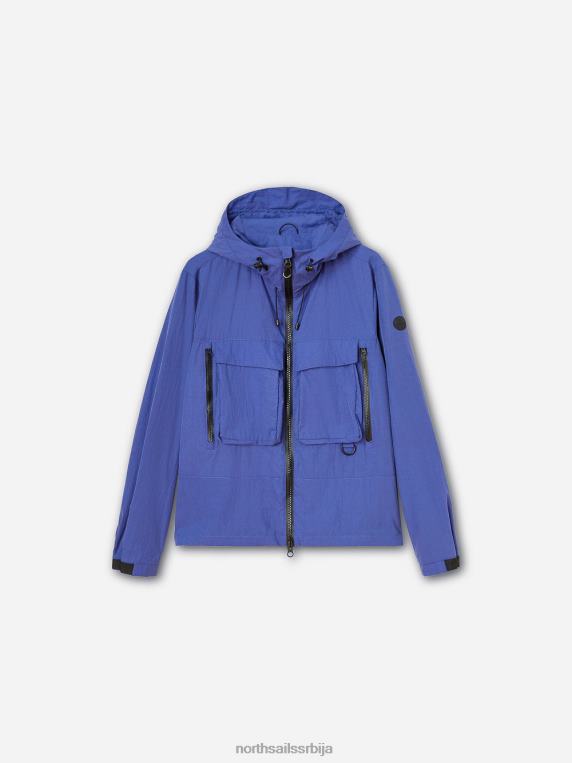 јакна са капуљачом талас плави одећу мушкарци PDV4J1190 North Sails