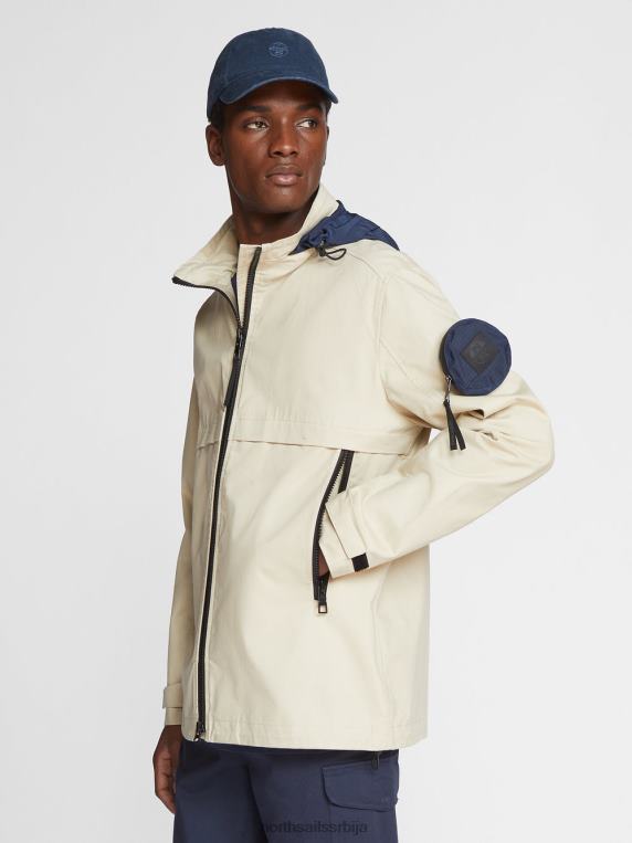 раиатеа јакна беж одећу мушкарци PDV4J1222 North Sails