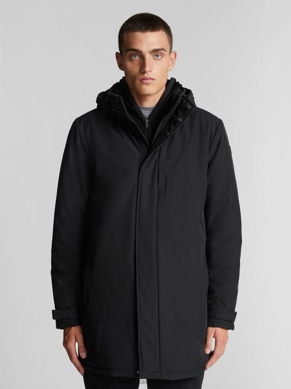 варберг јакна црн одећу мушкарци PDV4J1333 North Sails