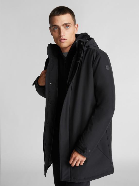 варберг јакна црн одећу мушкарци PDV4J1333 North Sails