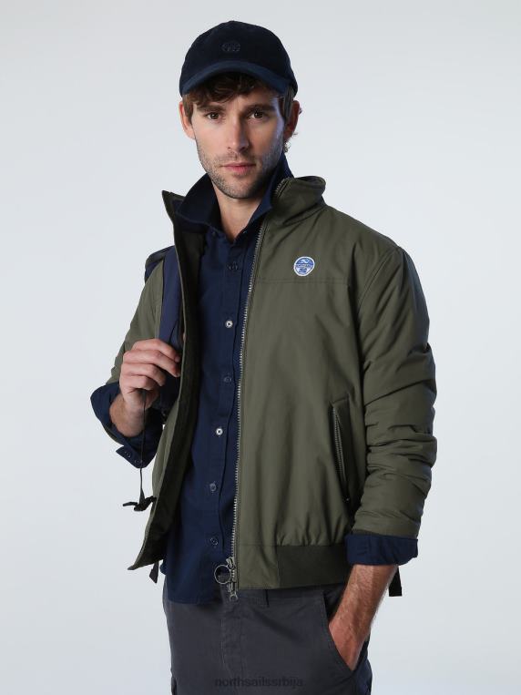оригинална морнарска јакна бршљан зелен одећу мушкарци PDV4J1 North Sails