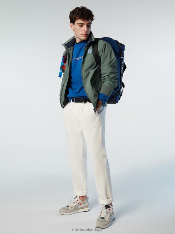 морнарска јакна оригинал војнички зелени одећу мушкарци PDV4J33 North Sails