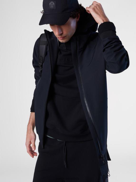 морнарска јакна тецх црн одећу мушкарци PDV4J61 North Sails