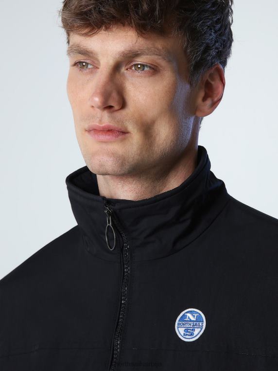 оригинална морнарска јакна црн одећу мушкарци PDV4J6 North Sails