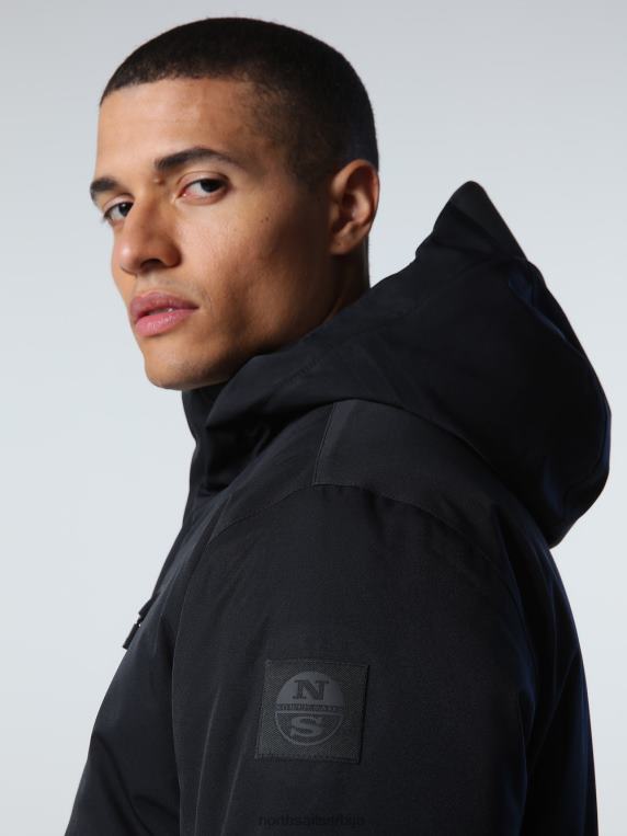 адмирал јакна црн одећу мушкарци PDV4J758 North Sails