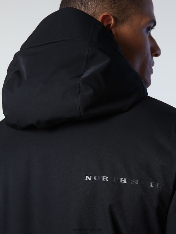 адмирал јакна црн одећу мушкарци PDV4J758 North Sails