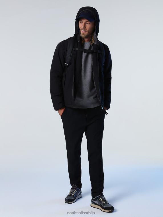ставангер јакна црн одећу мушкарци PDV4J762 North Sails